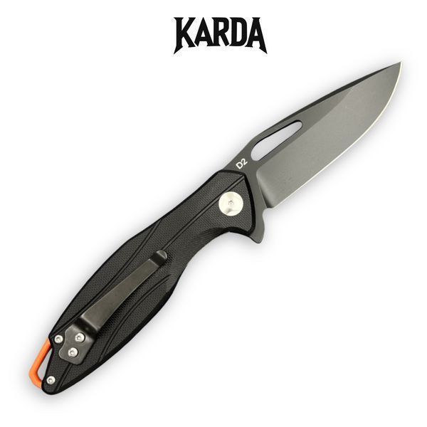 Ніж Складний Karda J008 Black 1527 фото