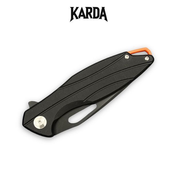 Ніж Складний Karda J008 Black 1527 фото