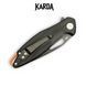 Ніж Складний Karda J008 Black 1527 фото 6
