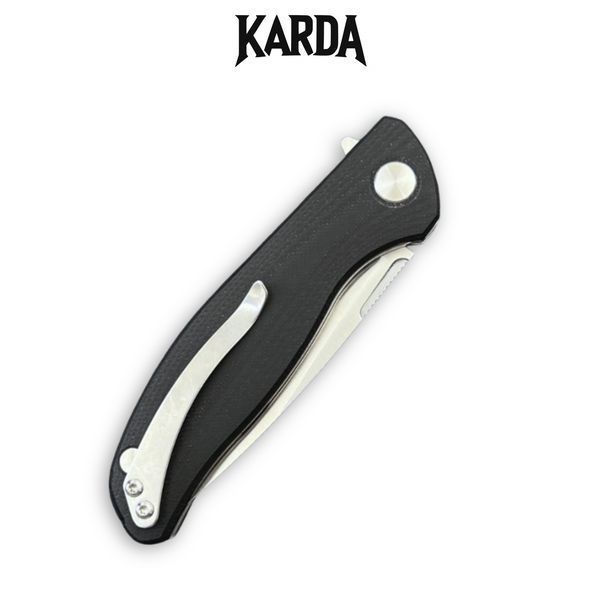 Ніж складний Karda D046 Black 1513 фото