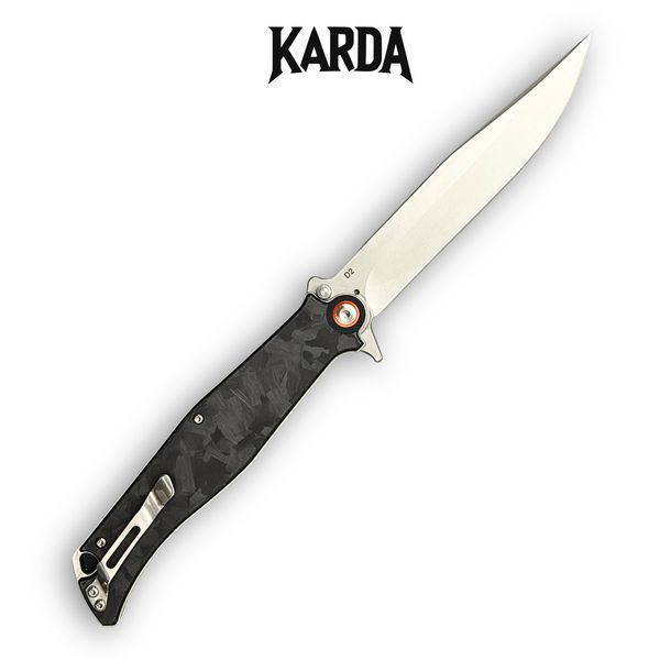 Ніж складаний Karda J324 Carbon Black j324C фото