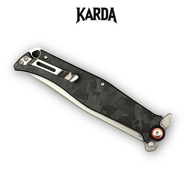 Ніж складаний Karda J324 Carbon Black j324C фото