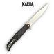 Ніж складаний Karda J324 Carbon Black j324C фото 3