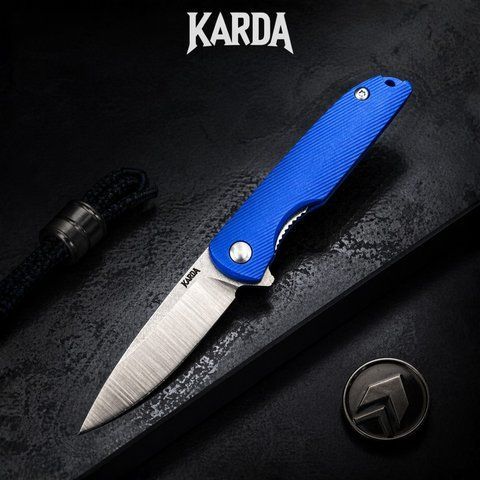 Ніж Складний Брелок Karda J160 Blue 1374 фото