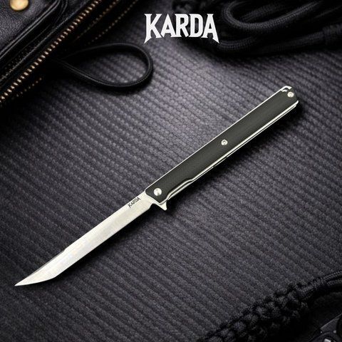 Ніж складний Karda J149 Black 1383 фото