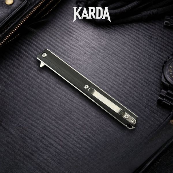 Ніж складний Karda J149 Black 1383 фото
