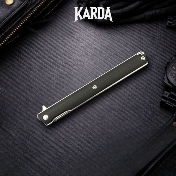 Ніж складний Karda J149 Black 1383 фото